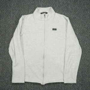 Travis Mathew Jacket Mens Small Gray Cash‎ Out Full Zip Pockets